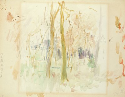 Rote Bäume, 1885 von Berthe Morisot